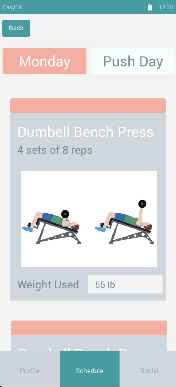 Fitness App Prototype